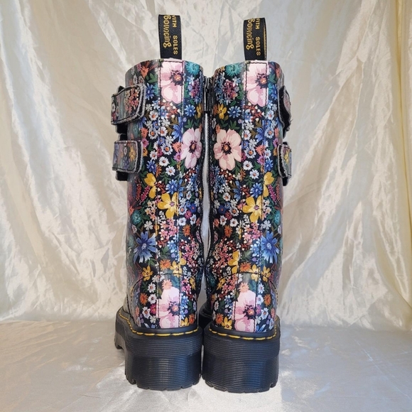 Dr. Martens Jagger Wanderlust floral mid-calf platform leather boots - Picture 5 of 8